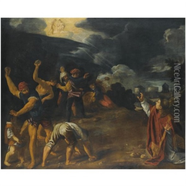 The Stoning Of Saint Stephen Oil Painting - Pedro Orrente