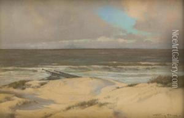 La Dune Oil Painting - Firmin Baes
