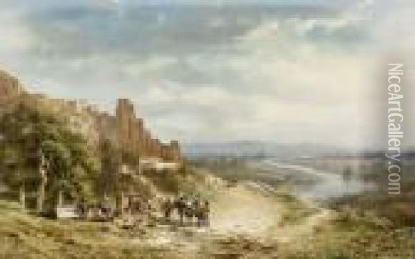 Paysages De Ruines Oil Painting - Paul Pascal