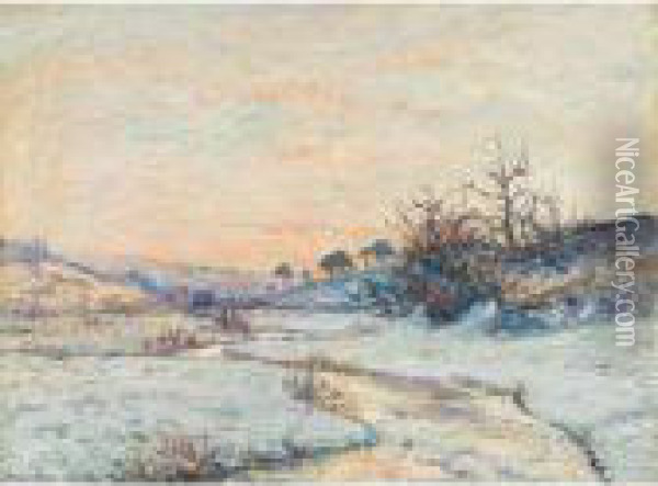 Matinee D'hiver, Vallee Du Ris, Douardenez Oil Painting - Maxime Maufra