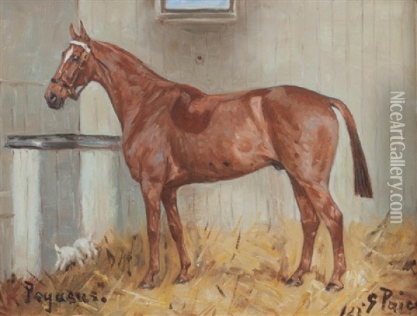 Pegasus Oil Painting - George Paice