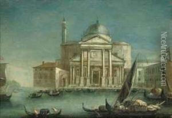 A View Of San Giorgio Maggiore Oil Painting - Giovanni Richter