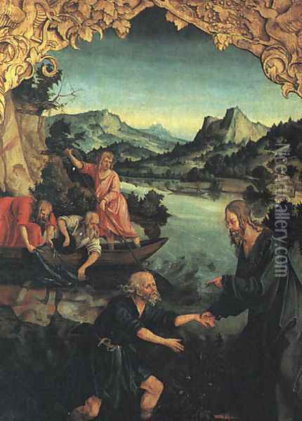 The Calling of St Peter 1514-16 Oil Painting - Hans Suss von Kulmbach