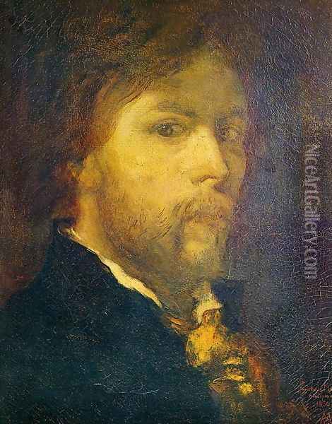 Self Portrait Oil Painting - Gustave Moreau