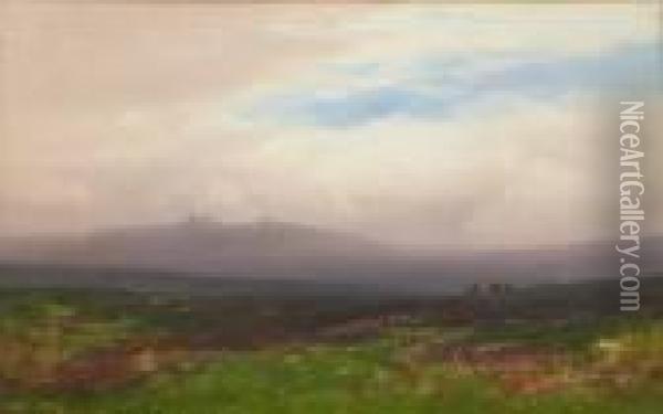 Dartmoor Oil Painting - Frederick John Widgery