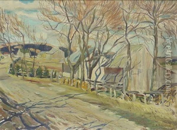 Rural Fall Landscape- Oil Painting - John Barwick