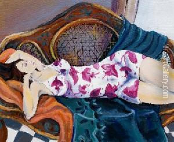 Descanso Oil Painting - A. Nelson