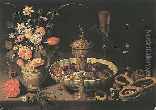 Still-life 1611 Oil Painting - Clara Peeters
