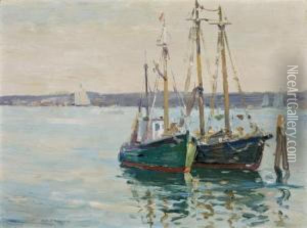 Gloucester, Mass. Oil Painting - William S. Robinson