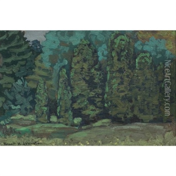 Cedar Grove, York Mills Oil Painting - Francis Hans Johnston