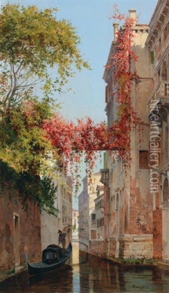 Palazzo Albrizzi, Venezia Oil Painting - Antonietta Brandeis