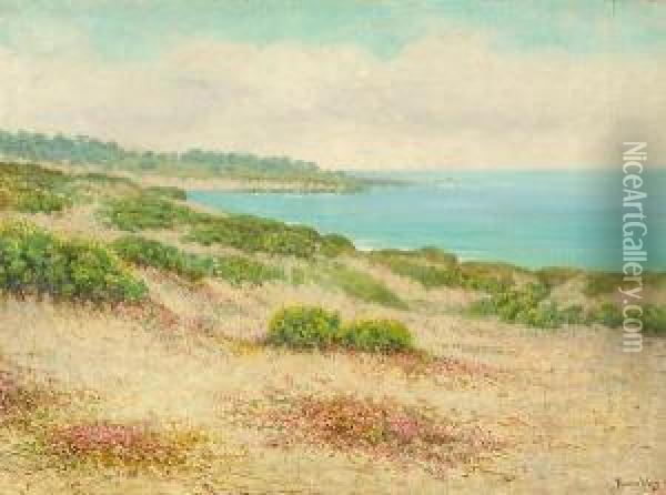 Cypress Point Oil Painting - Theodore Wores