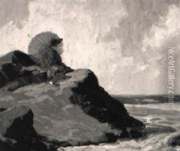 Sea-borne Idleness Oil Painting - George Kennedy Brandriff