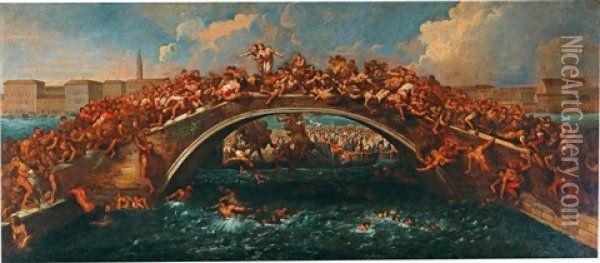 Venice Oil Painting - Pietro (Libertino) Liberi