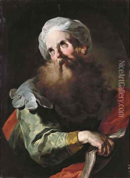 A Philosopher Oil Painting - Pietro Francesco Guala