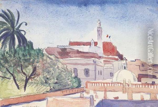 Laghouat, La Mosquee Oil Painting - Albert Marquet