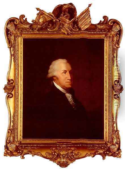The Stedman Bust Portrait Of George Washington Oil Painting - Edward Savage