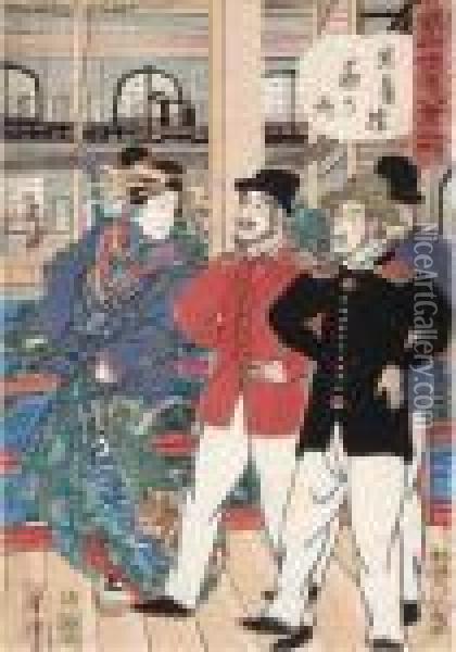 Six Various Prints, 20th Century Oil Painting - Utagawa or Ando Hiroshige