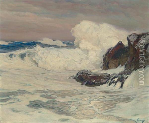 The Spell Of The Sea Oil Painting - Frederick Judd Waugh