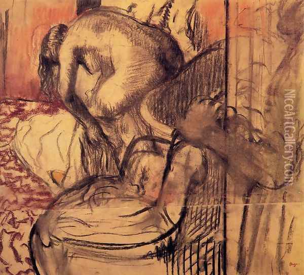 After the Bath 10 Oil Painting - Edgar Degas
