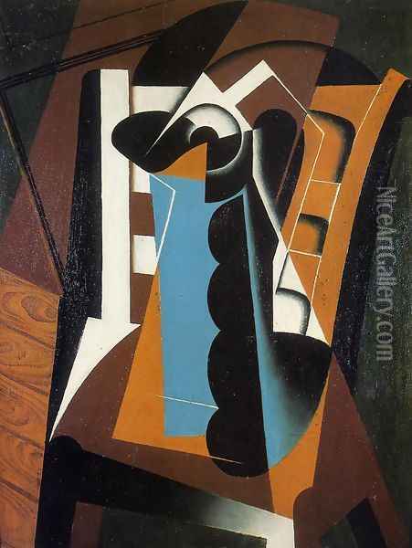 Still Life on a Chair Oil Painting - Juan Gris