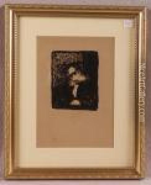 Two Sided Drawing Oil Painting - Robert Henri