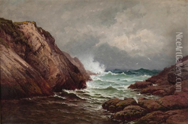 Study, Cypress Point, Monterey Oil Painting - Raymond Dabb Yelland