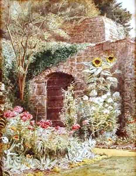 Within old Walls Oil Painting - William Foster