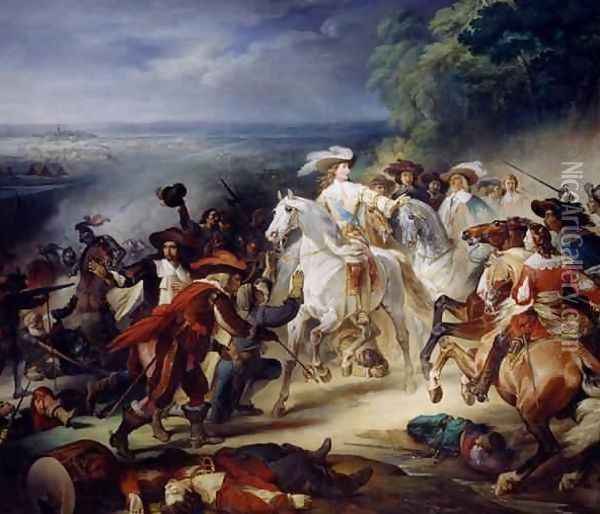 Battle of Rocroy Oil Painting - Francois - Joseph Heim