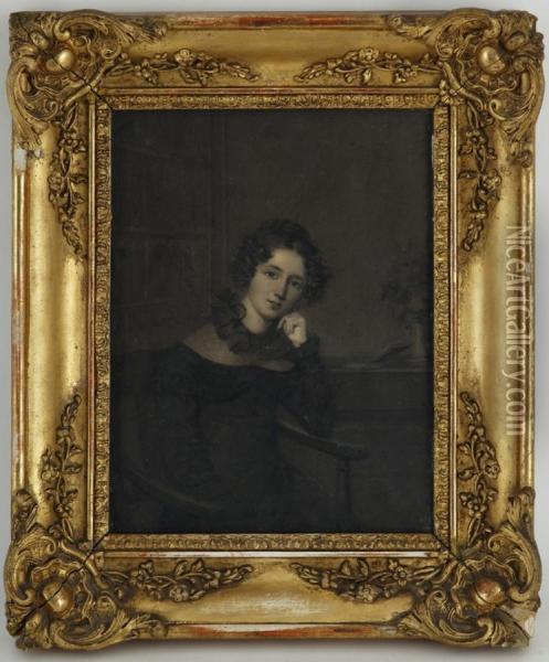 Mlle Henriette De Seheyterberg Oil Painting - Joseph Henri Deville