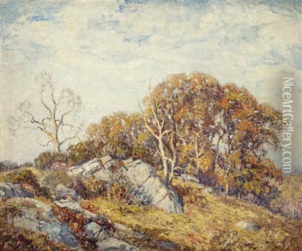 The Hill's Crest Oil Painting - Wilson Henry Irvine