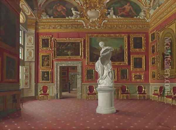 Sala di Giove, Palazzo Pitti Oil Painting - F Maestosi