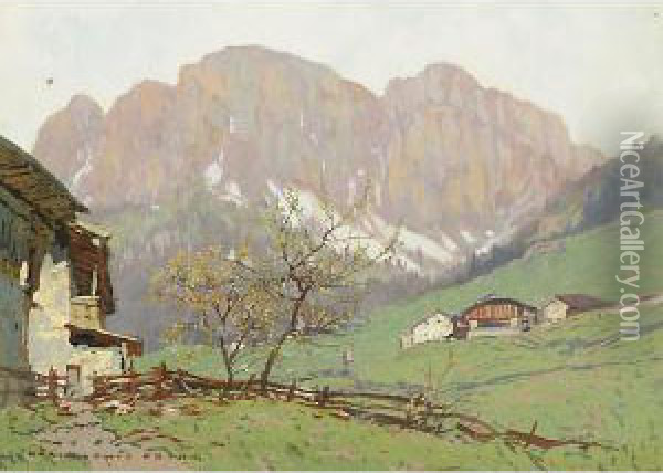 Paesaggio Oil Painting - Karl Ludwig Prinz