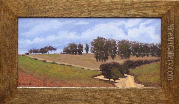 Coastal Vineyard 101 Oil Painting - John Defett Francis