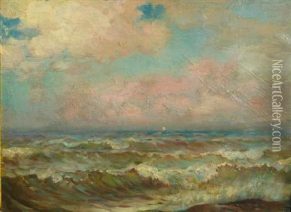 Seashore At Dawn Oil Painting - Charles Henry Grant