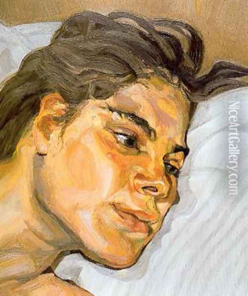 Esther Oil Painting - Lucian Freud