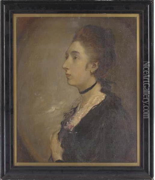 Portrait Of Margaret Gainsborough (1752-1820) Oil Painting - Thomas Gainsborough
