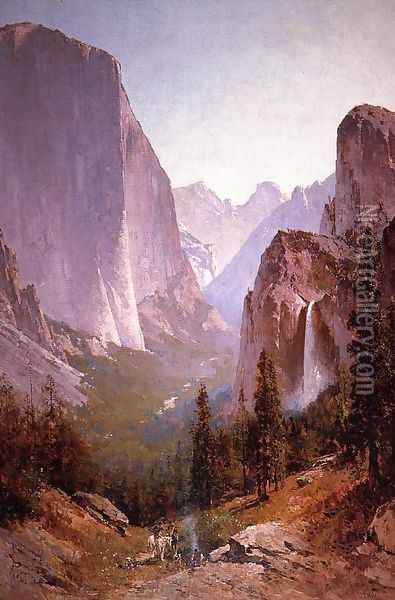 Yosemite Oil Painting - Thomas Hill
