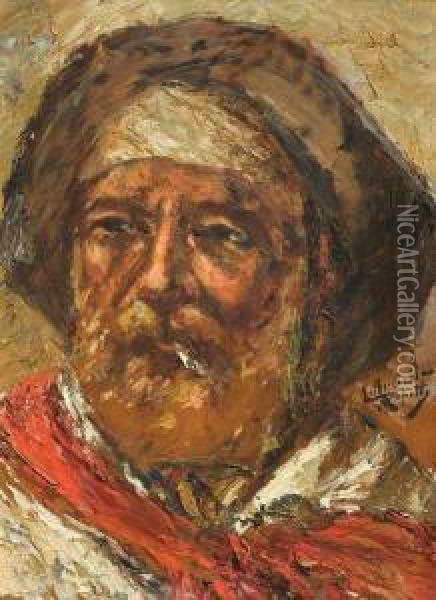 Gaucho Oil Painting - Luis Queirolo Repetto