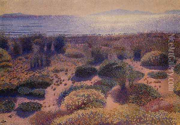 Plage de la Vignassa Oil Painting - Henri Edmond Cross