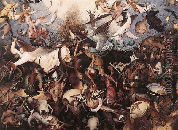The Fall of the Rebel Angels 1562 Oil Painting - Pieter the Elder Bruegel