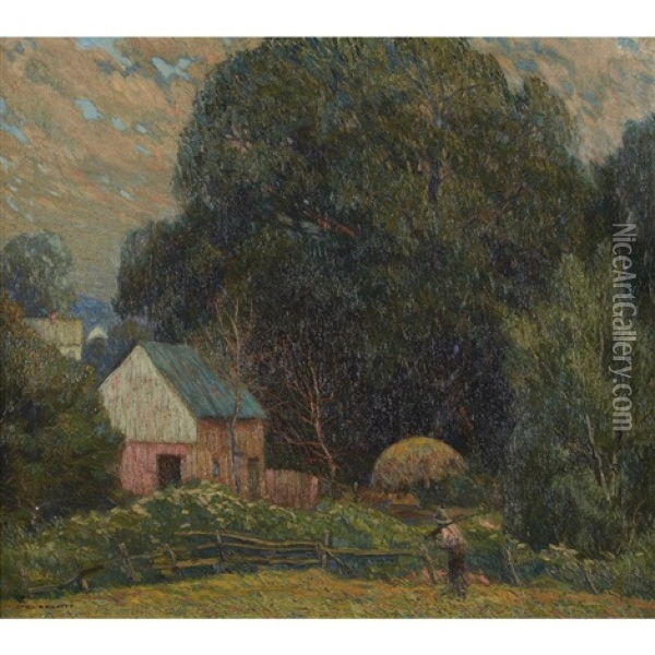 At Wildwood Oil Painting - Carl Rudolph Krafft