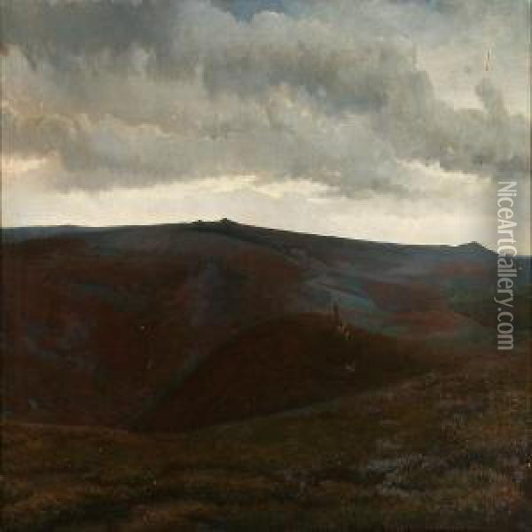 Landscape Oil Painting - Edvard Frederik Petersen