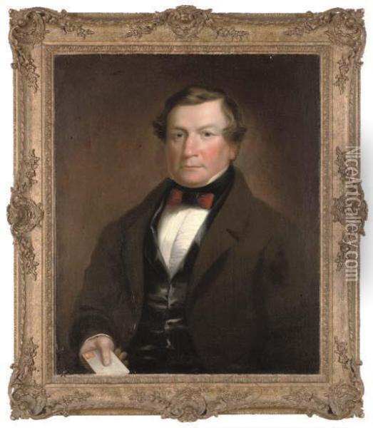 Portrait Of John Turner Esq Oil Painting - Henry William Pickersgill