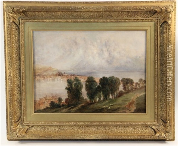 Untitled (landscape) Oil Painting - Thomas Barker