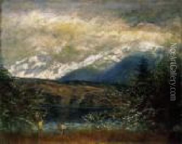 Spring, 1900 - 1905 Oil Painting - Laszlo Mednyanszky