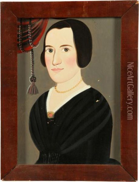 Portrait Of Jane Gates Oil Painting - William Matthew Prior