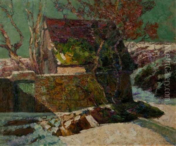 Auvergne Oil Painting - Victor Charreton