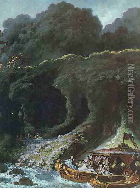 Fête at Rambouillet 1780 Oil Painting - Jean-Honore Fragonard