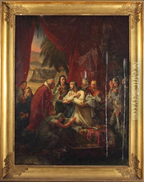 La Derniere Communion De Saint-louis Oil Painting - Armand Laroche